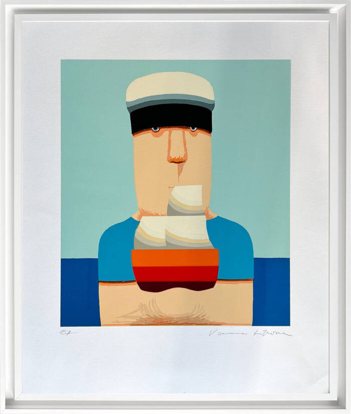Vasko Lipovac. Mornar. EA / Edicija autora. Serigrafija.