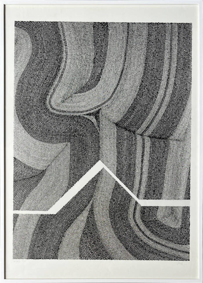 Vjenceslav Richter. Serigrafija. 3/50. 95 x 67 cm.