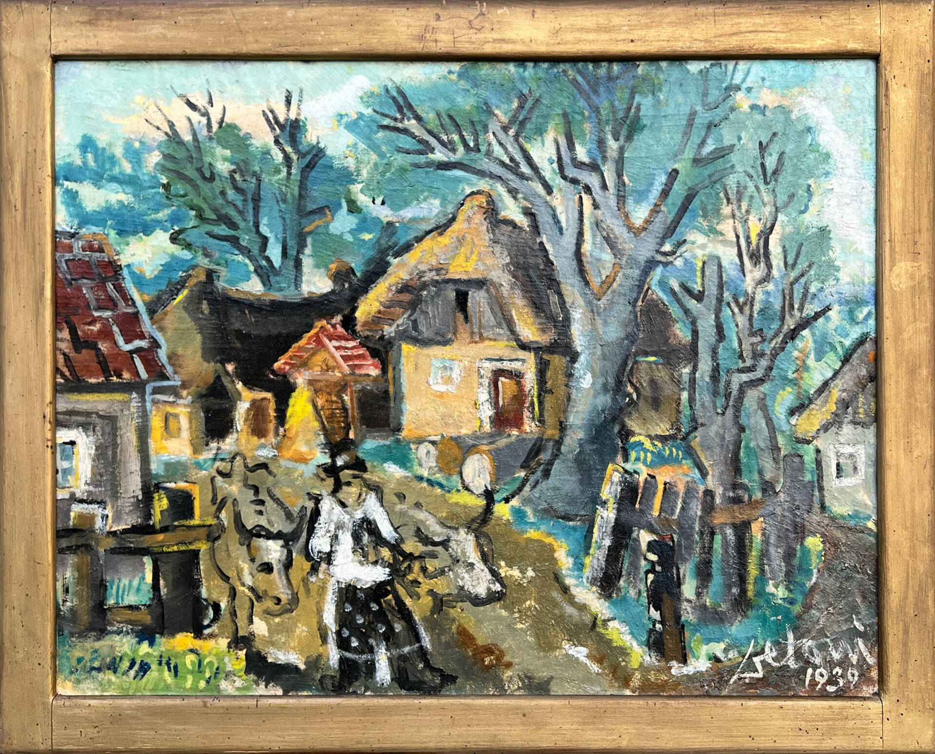 Marijan Detoni. 1939. Pejzaž.