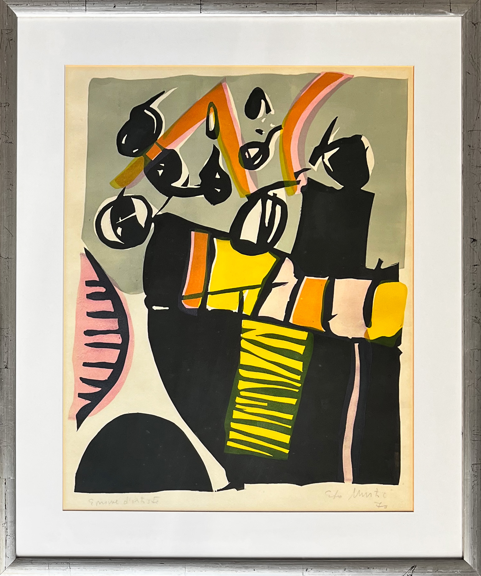 Edo Murtić. 1970. Serigrafija. "Épreuve d'Artist"